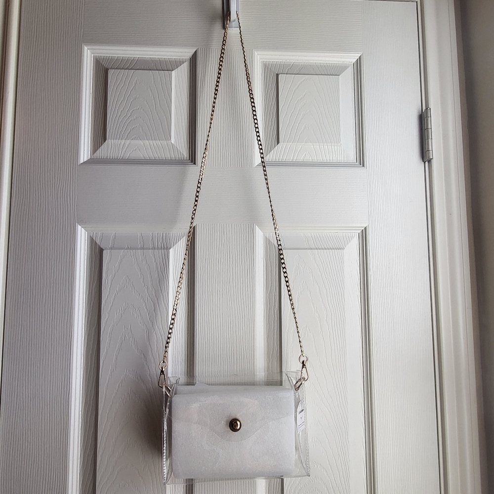 Clear shoulder bag or cross body NWT